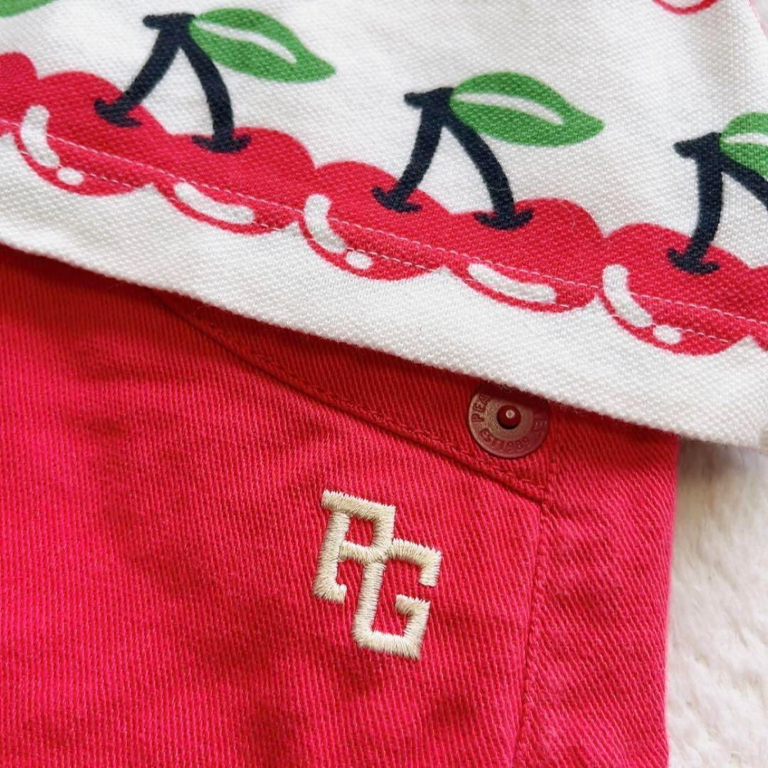 美品　パーリーゲイツ セットアップ ポロシャツ　スカート　チェリー　さくらんぼ