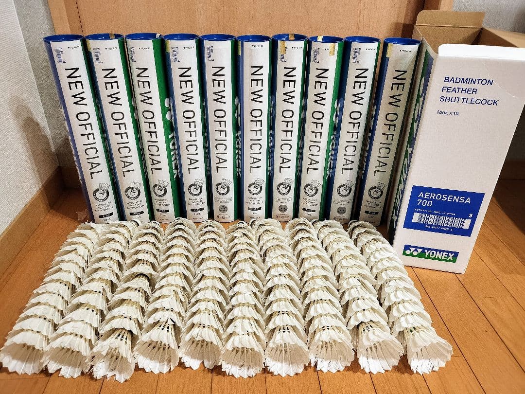 YONEX 中古 バドミントンシャトルニューオフィシャル 10本