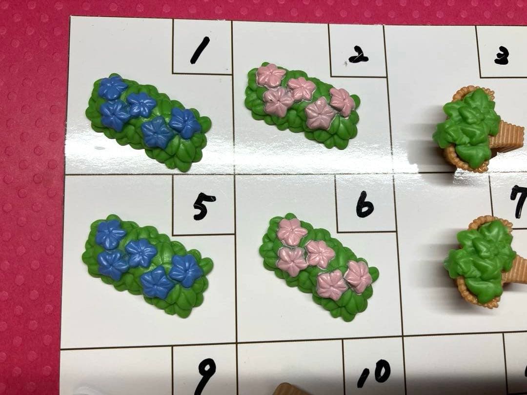 シルバニア　花屋さん小物② 各¥150