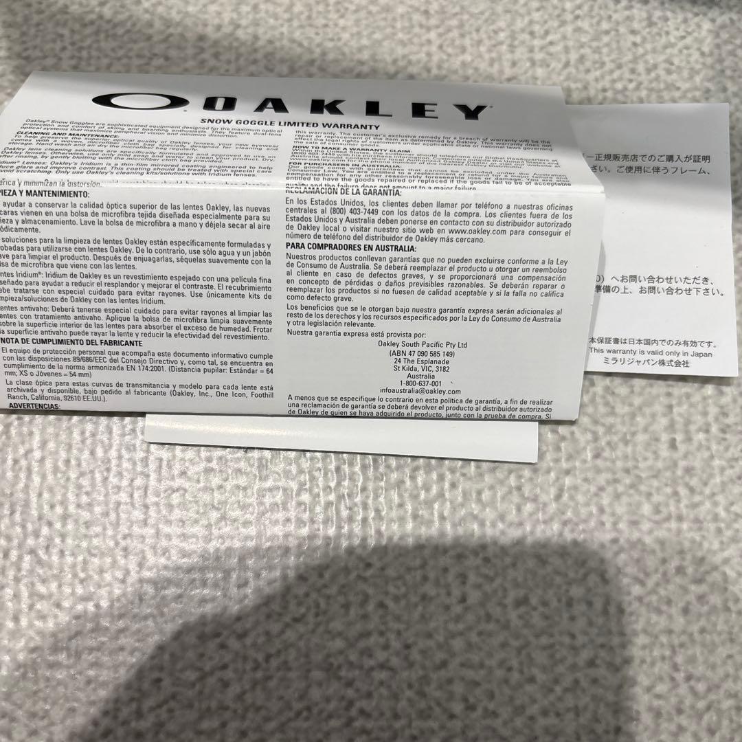 OAKLEY FF ゴーグル アジアンフィット スノーボード