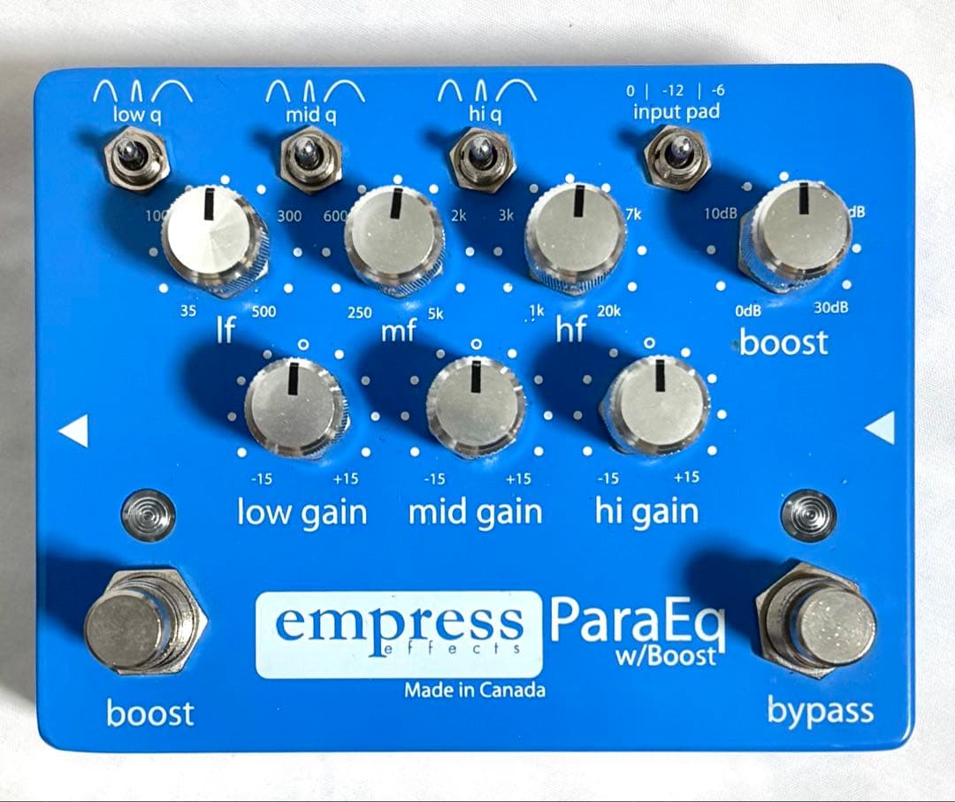 【動作確認済】EMPRESS エフェクター Para Eq with boost