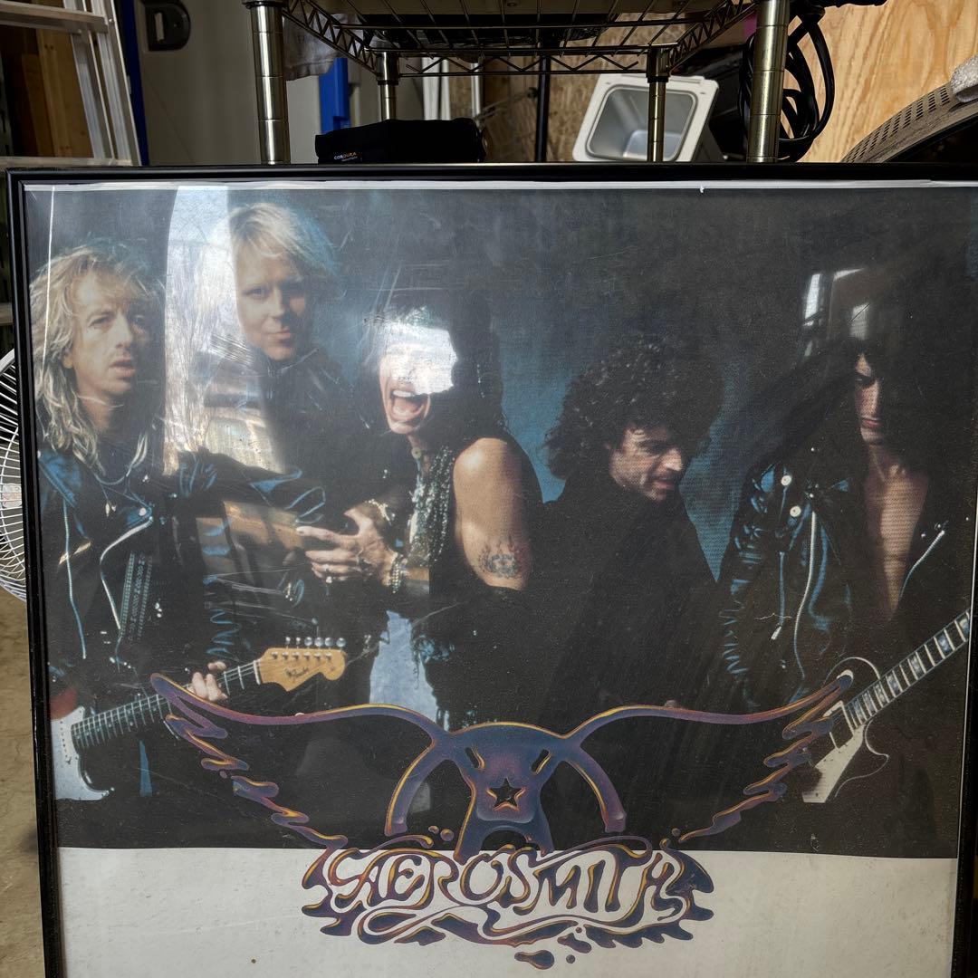 Aerosmith バンドポスター フレーム付き