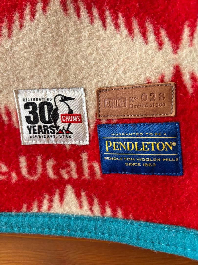 CHUMS × PENDLTON 限定ウールブランケット