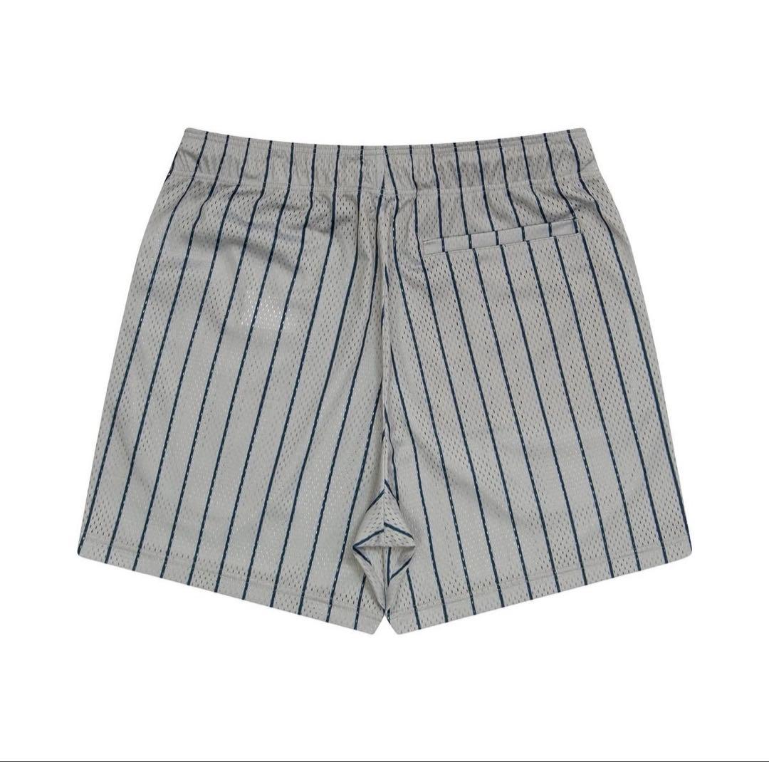 ウェア ballaholic Stripe Mesh Zip Shorts