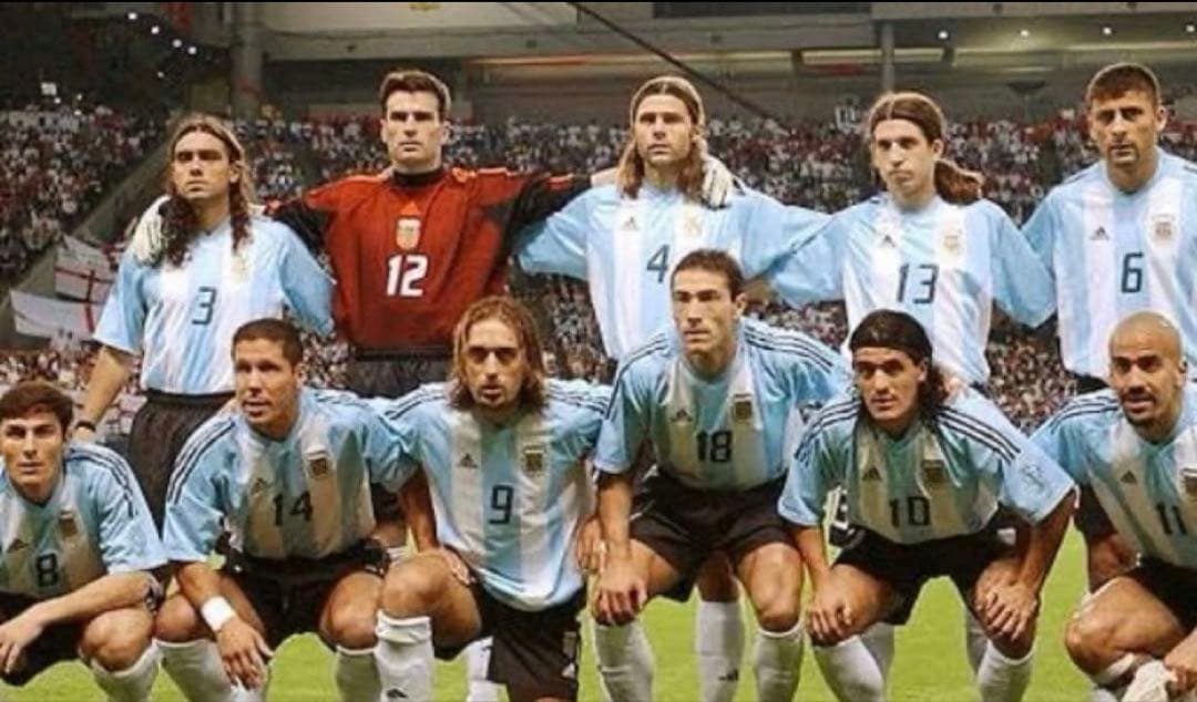 adidas アルゼンチン代表 2002年　ゲームシャツ