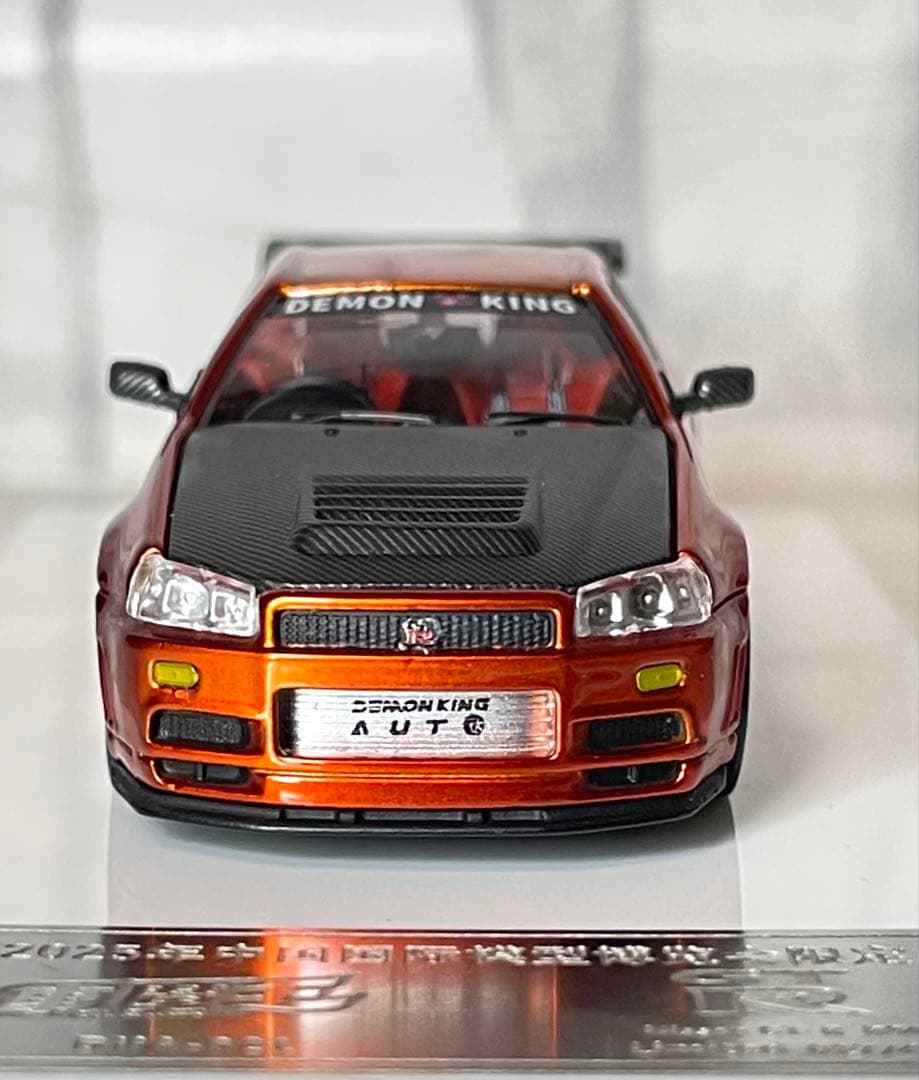 日産　スカイラインGTR R34 ホビーEXPO 1/64ミニカー