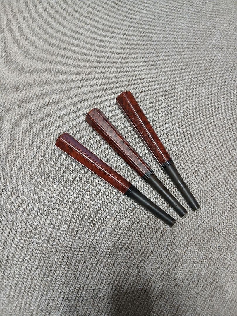 高級中棹三味線　トチ紅木三味線　金細　綾杉彫　小唄　端唄など
