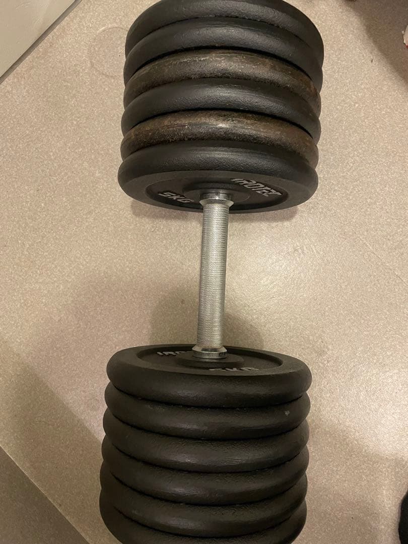 irotec ダンベル　63kg ① 超ロングシャフト