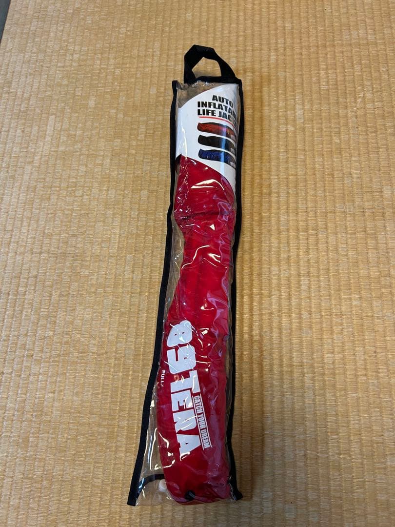 89Tera 自動膨張式ライフジャケット 赤