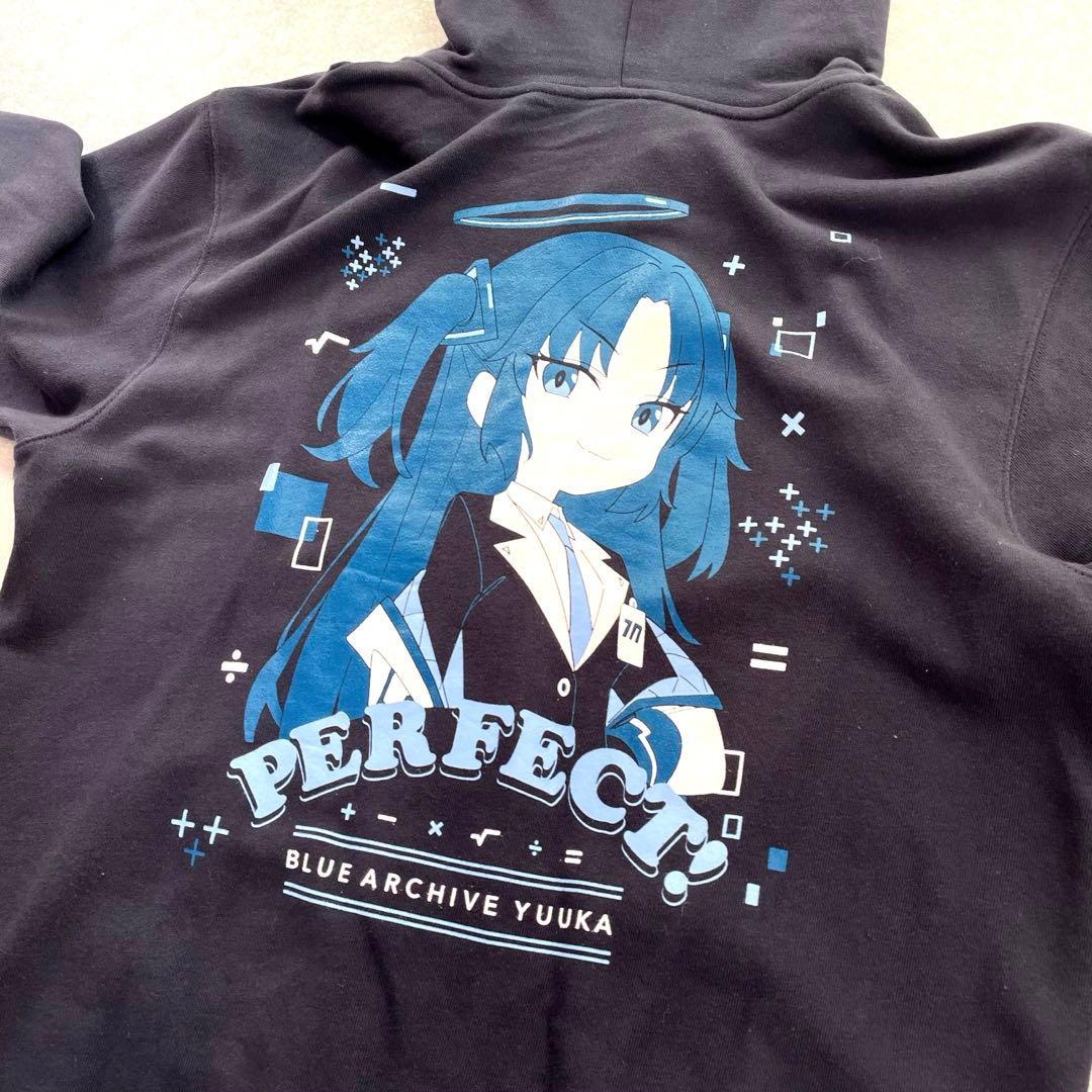 美品 ブルーアーカイブ 早瀬ユウカ ジップパーカー アニメイト XL相当