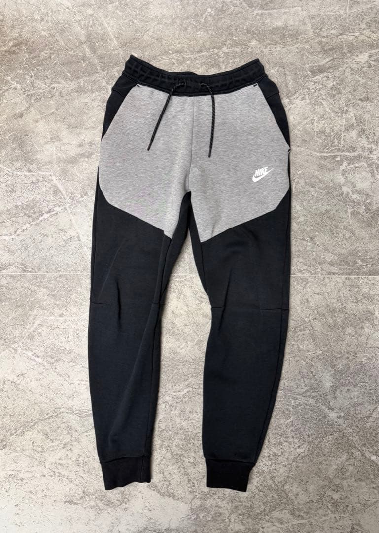 【廃盤旧テック激レア】NIKE ナイキテックフリース　グレーブラック上下XS