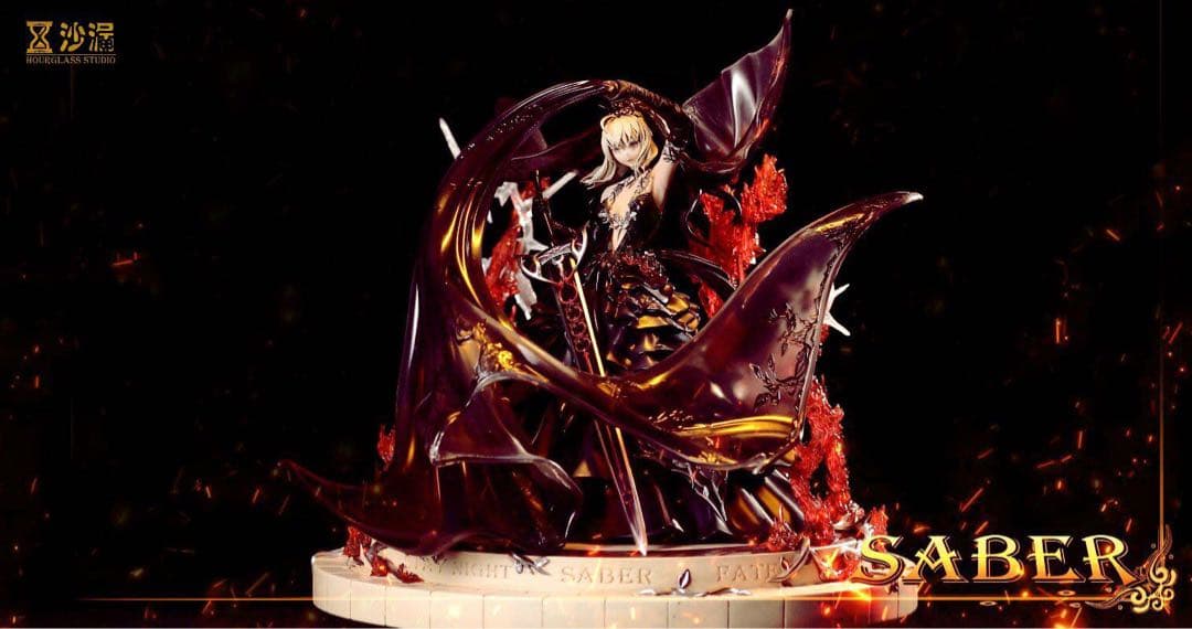 Fate HOURGI.ASS Saber フィギュア ガレージキットスタチュー