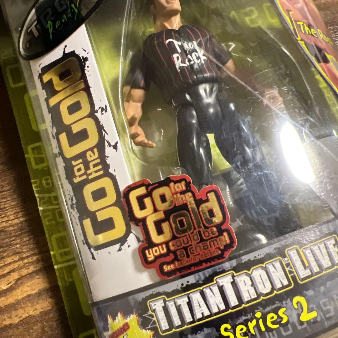 激レア】WWF タイタントロン・ライブ シリーズ2 ザ・ロック フィギュア