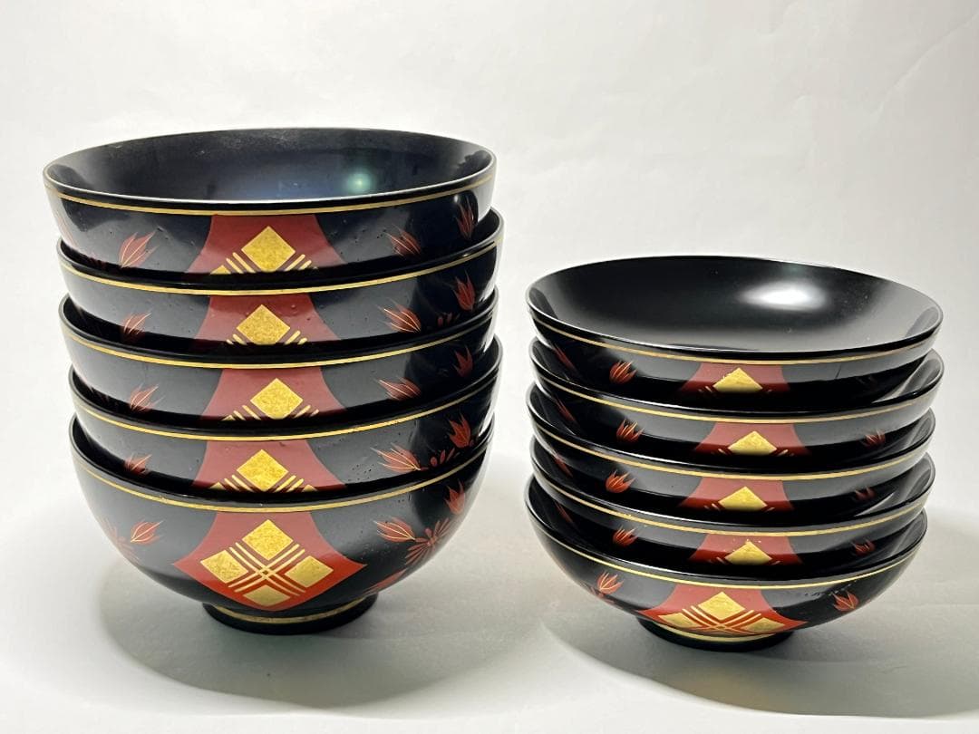 No8【正法寺蒔絵吸物椀】１組（５個）定価：60,000円