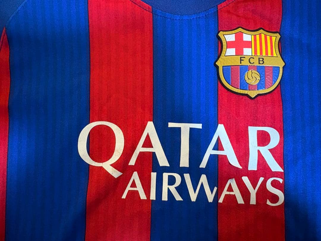FCバルセロナ キッズ ユニフォーム 上下セット 6歳前後 海外購入正規デザイン
