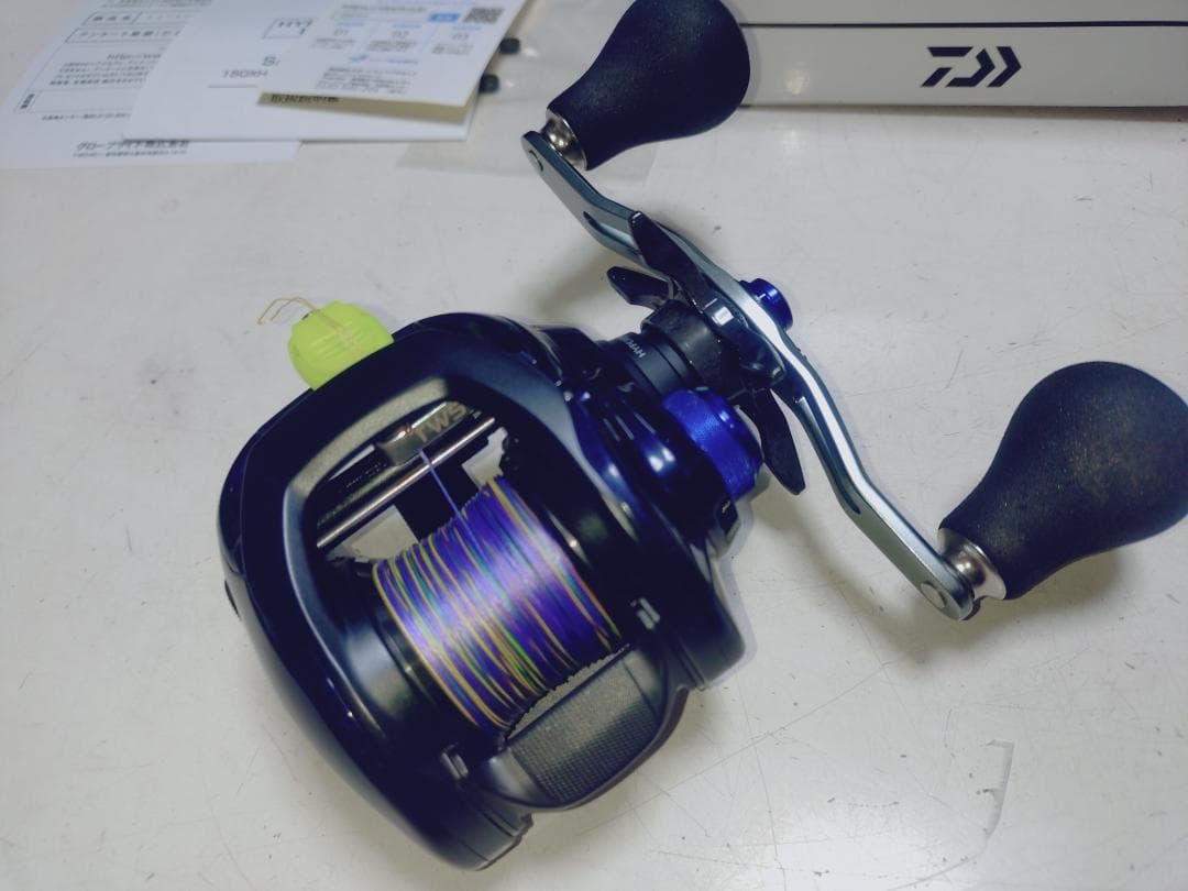 ダイワ 23 ソルティスト TW 150XH PE SPECIAL 社外ノブ
