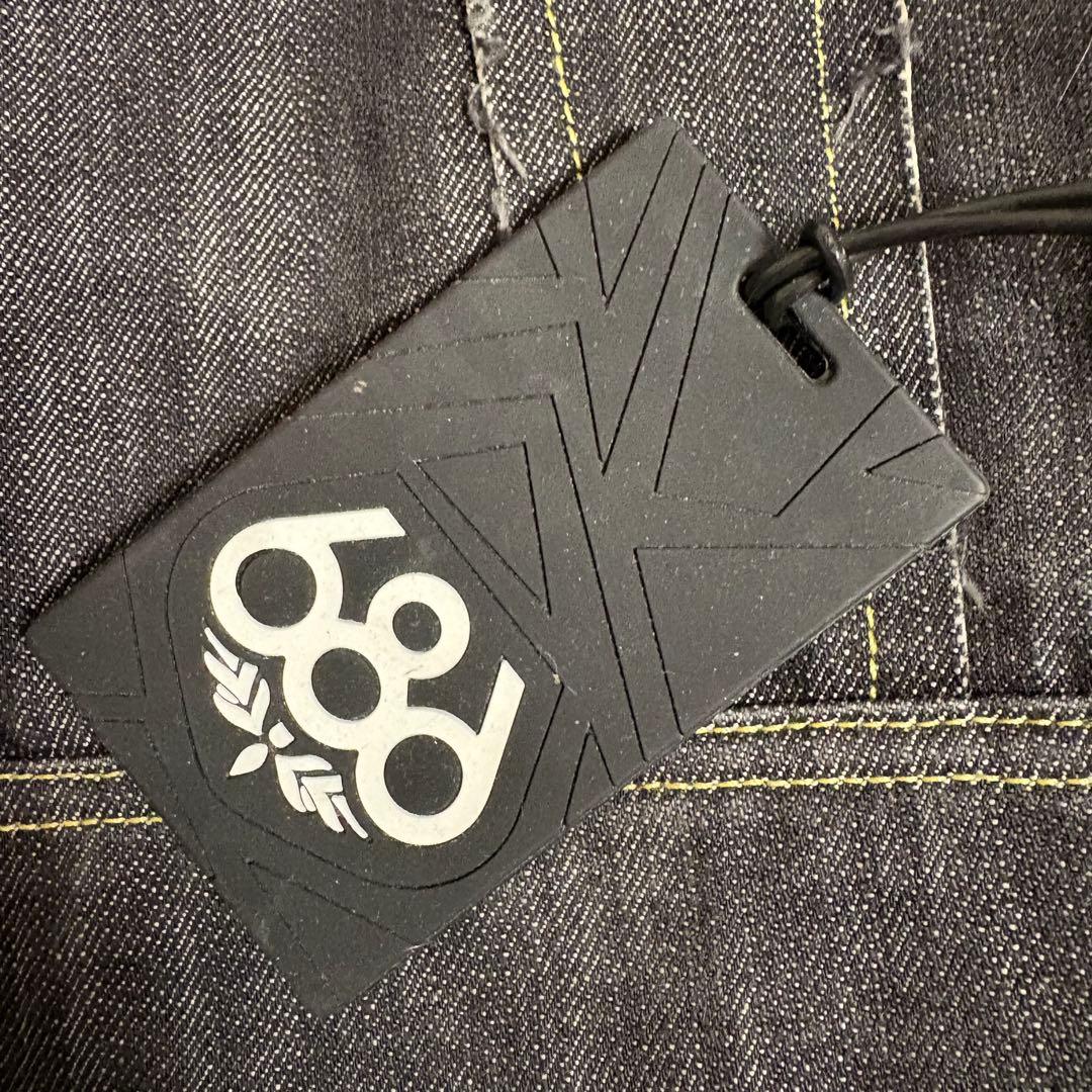 レア✨希少 686×Levi's スノーボードウェア デニム生地 ジャケット L