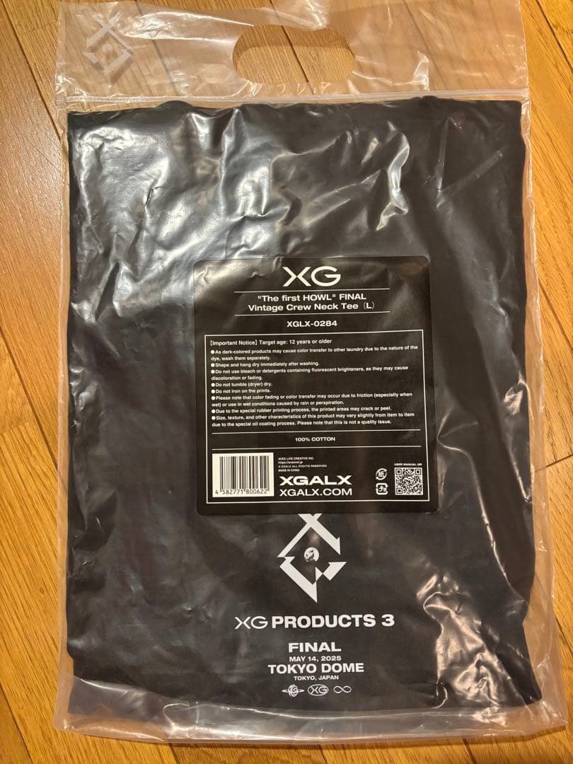 新品！XG THE FIRST HOWL ファイル ツアーTシャツ Lサイズ