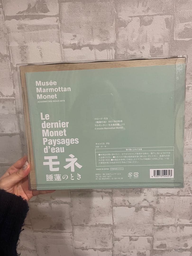 新品未開封 モネ展 睡蓮のとき キャンパスF3