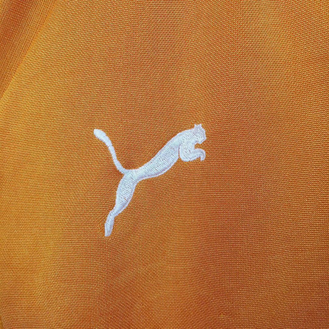 【PUMA】レア！トップス サッカー メンズM オレンジ スポーツウェア 香港