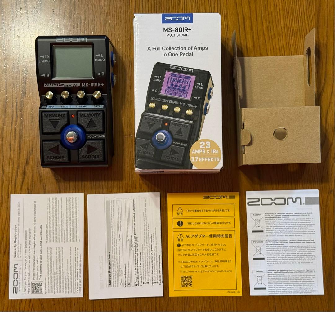 【美品】ZOOM MS-80IR+ アンプ キャビネット シミュレータ