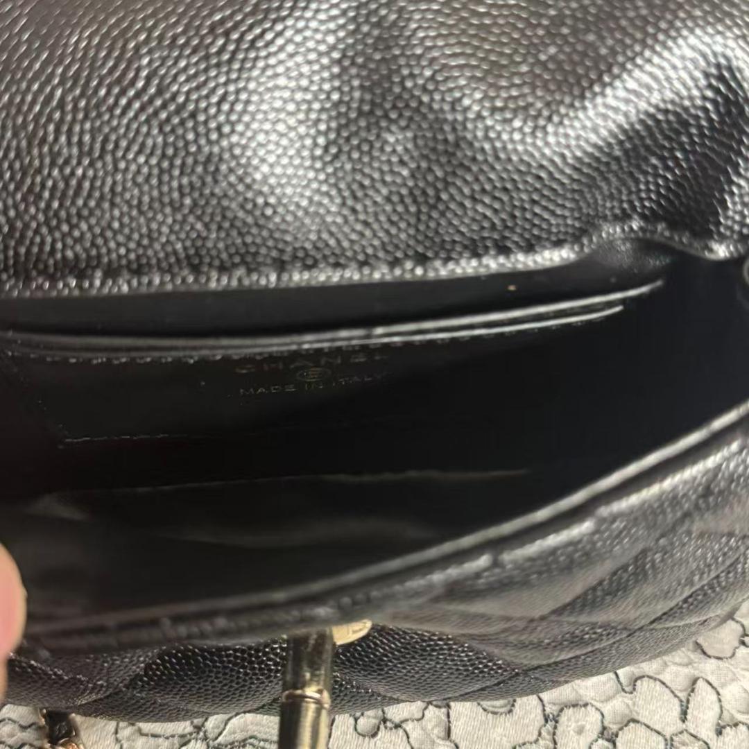 CHANEL ノベルティ チェーンショルダーバッグ トップハンドル ブラック