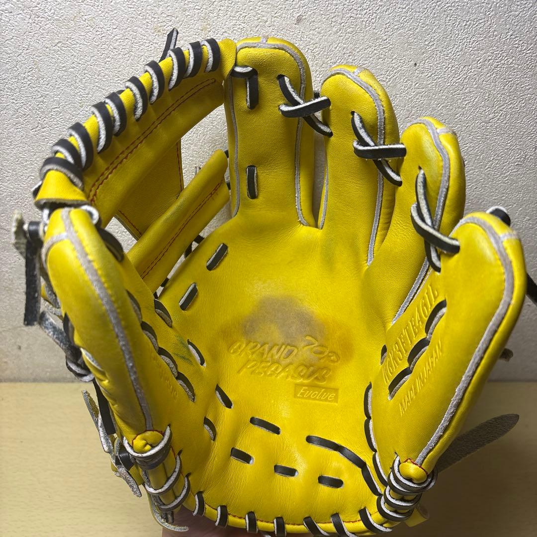 ワールドペガサス 硬式用 右投げ内野手サイズ6 ゴールドブラウン