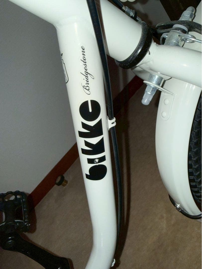 ブリヂストン bikke キッズ自転車 16インチ 補助輪付 室内保管
