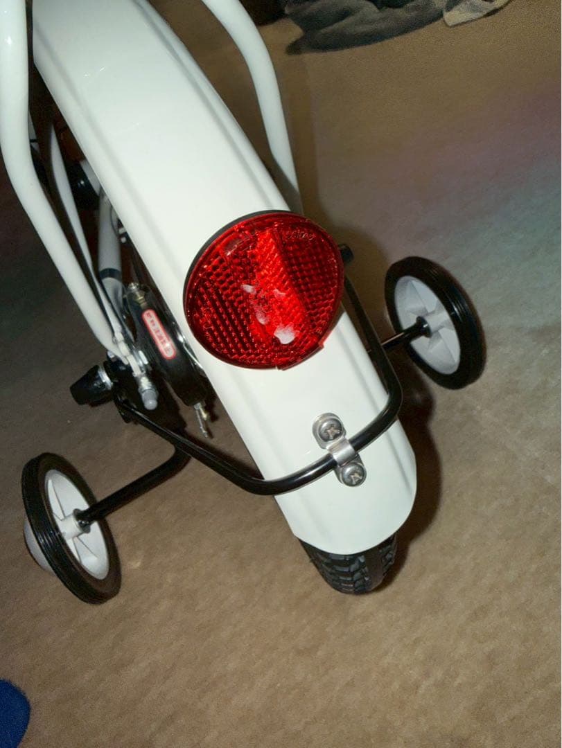 ブリヂストン bikke キッズ自転車 16インチ 補助輪付 室内保管