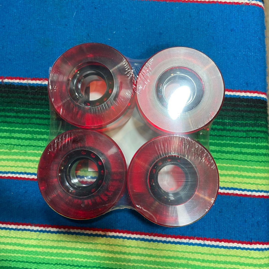 H-street クルーザーウィール 63MM 78A 赤 4個セット