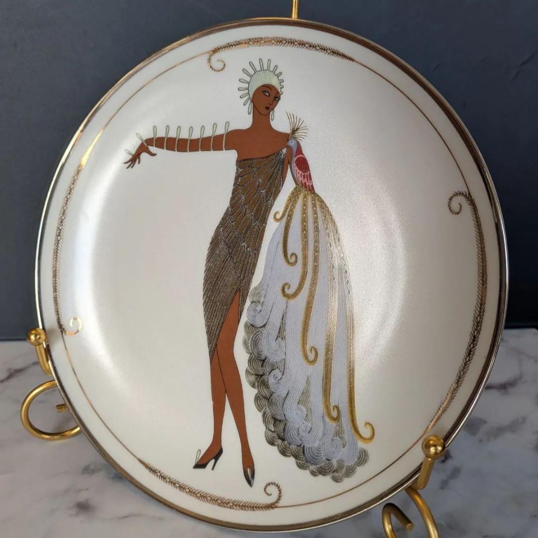 美品◆アールデコ プレート フランクリンミント エルテ Erte DIAV Ⅱ