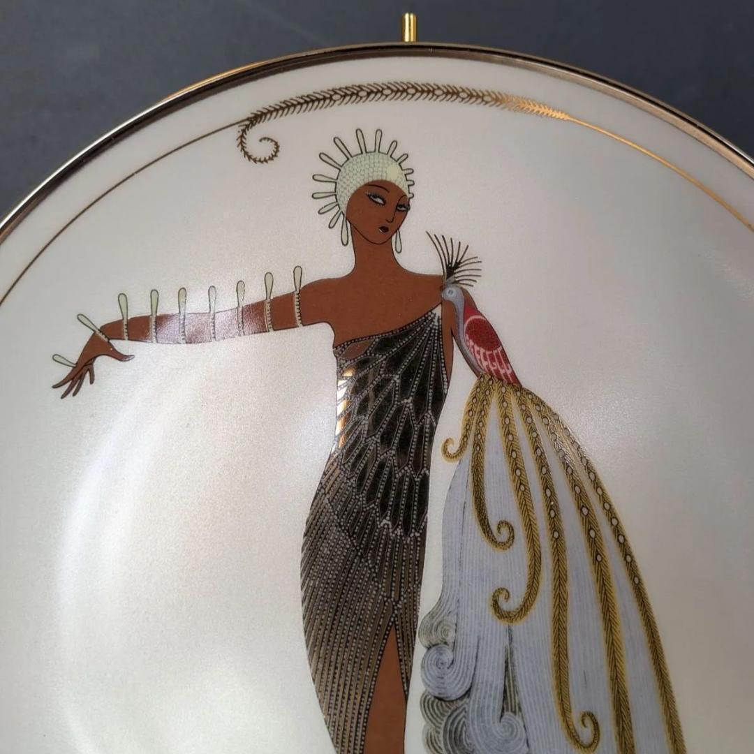 美品◆アールデコ プレート フランクリンミント エルテ Erte DIAV Ⅱ