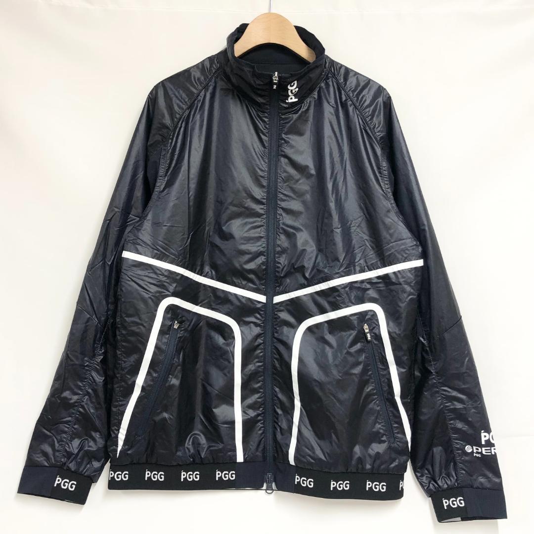 ○★新品未使用　PGG　ナイロンジャケット　6　ネイビー　PEARLYGATES
