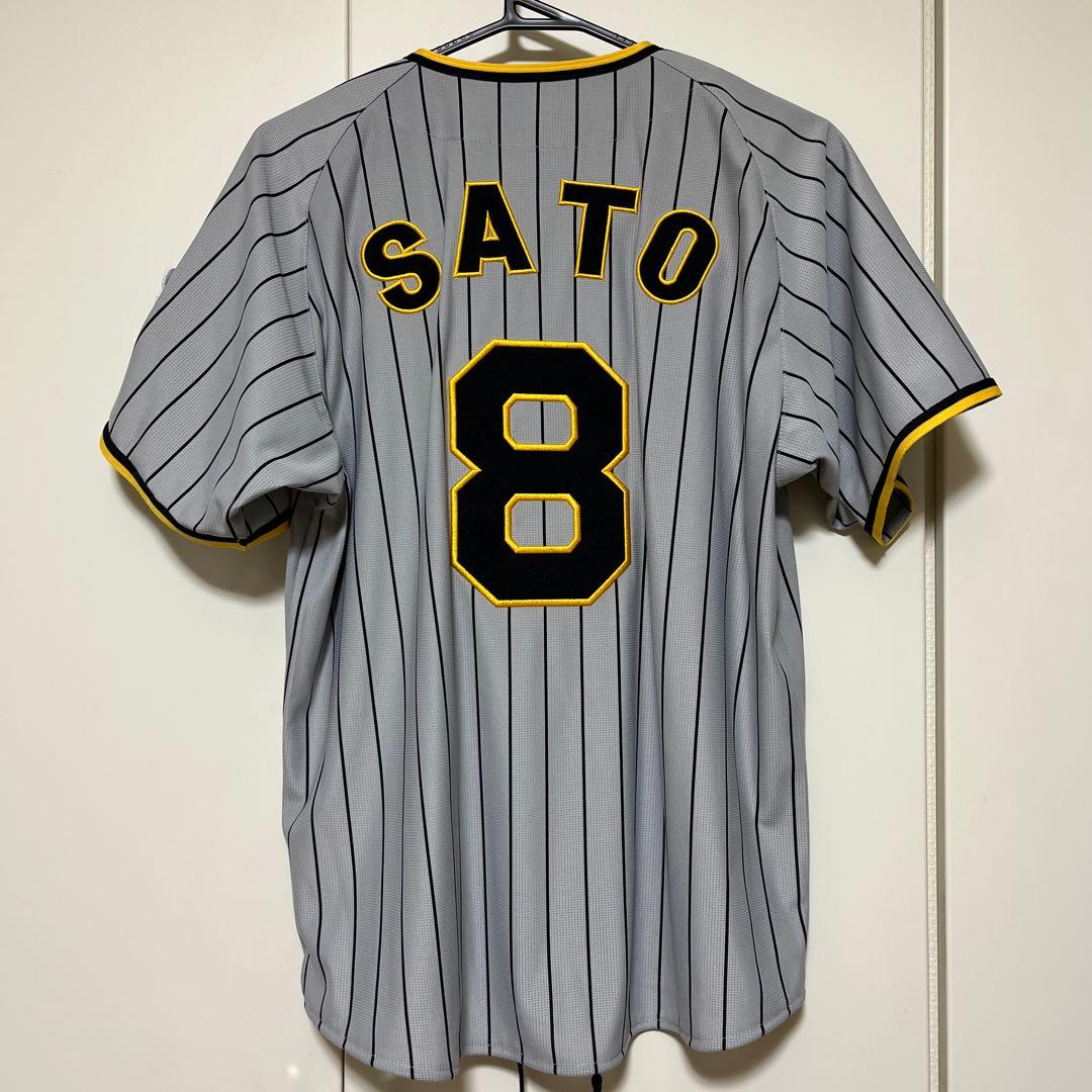 阪神タイガース ビジターユニフォーム Ｓサイズ 佐藤輝明