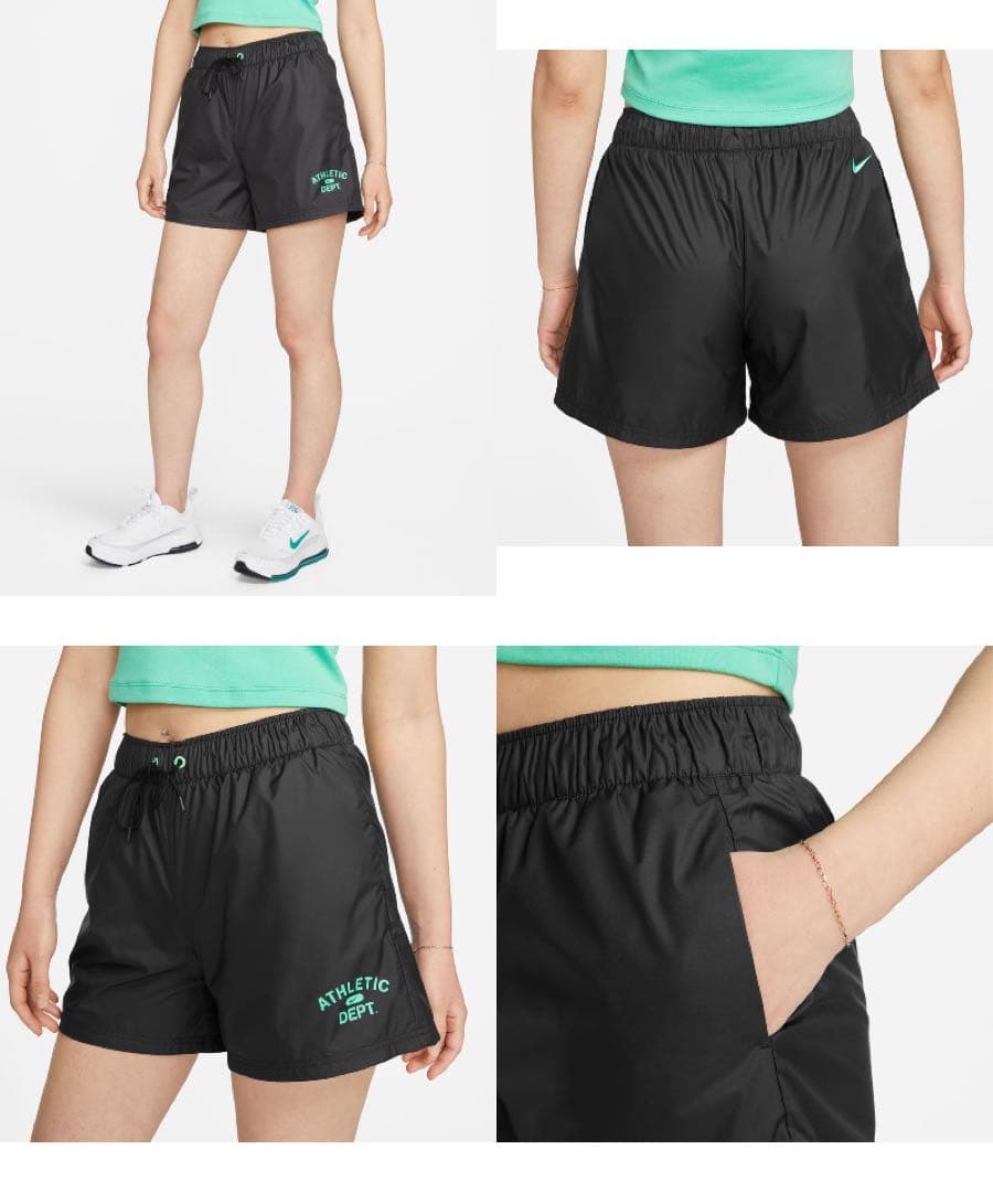送料無料 新品 NIKE ウーブン フーディ ジャケット&ショートパンツ L