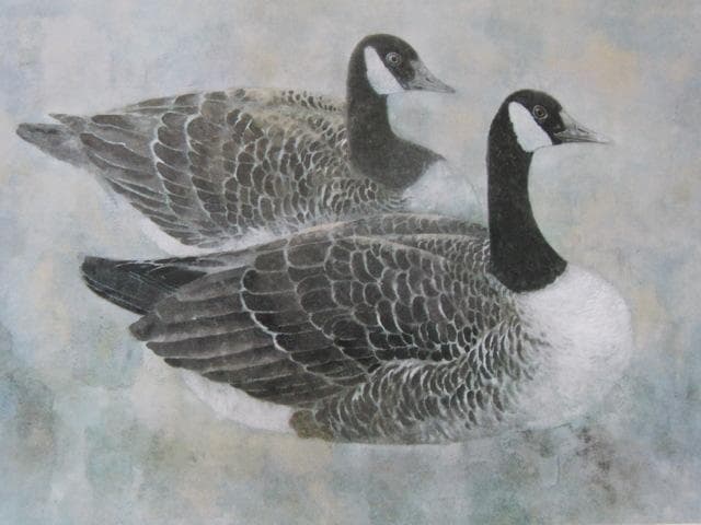野々内良樹、【憩】、希少な大判額装用画集より、美品、日本人画家、新品額装付