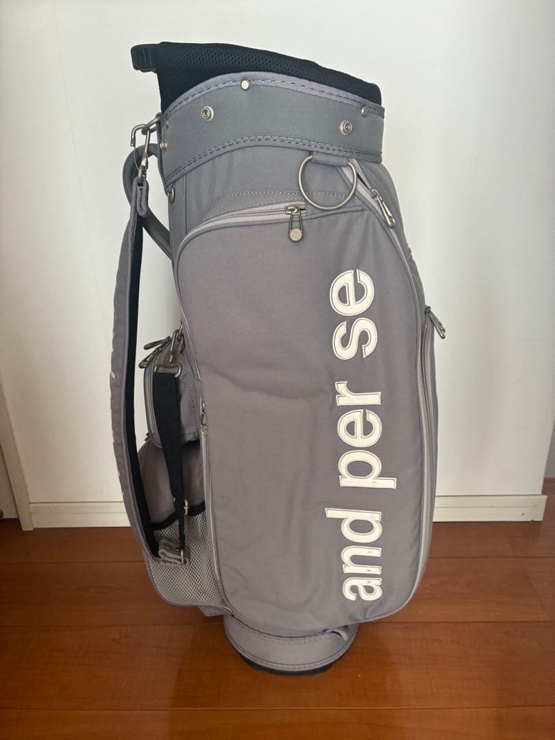 and per se グレー ゴルフバッグ