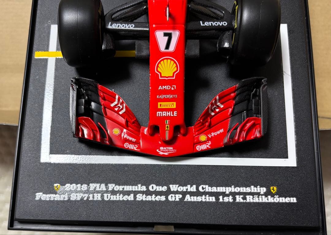 ブラーゴ 1/18 フェラーリ　SF71H 2018 ライコネン ラストウィン