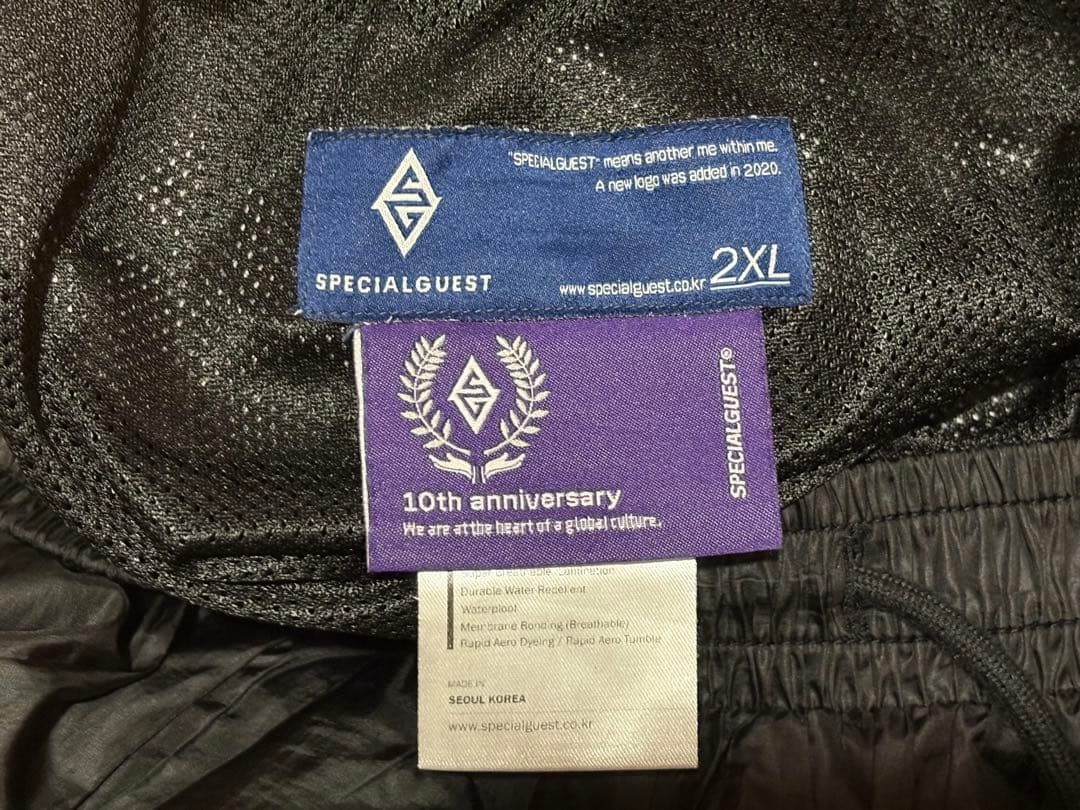 SPECIALGUESTXRICE28カーゴ パンツブラック 2XL