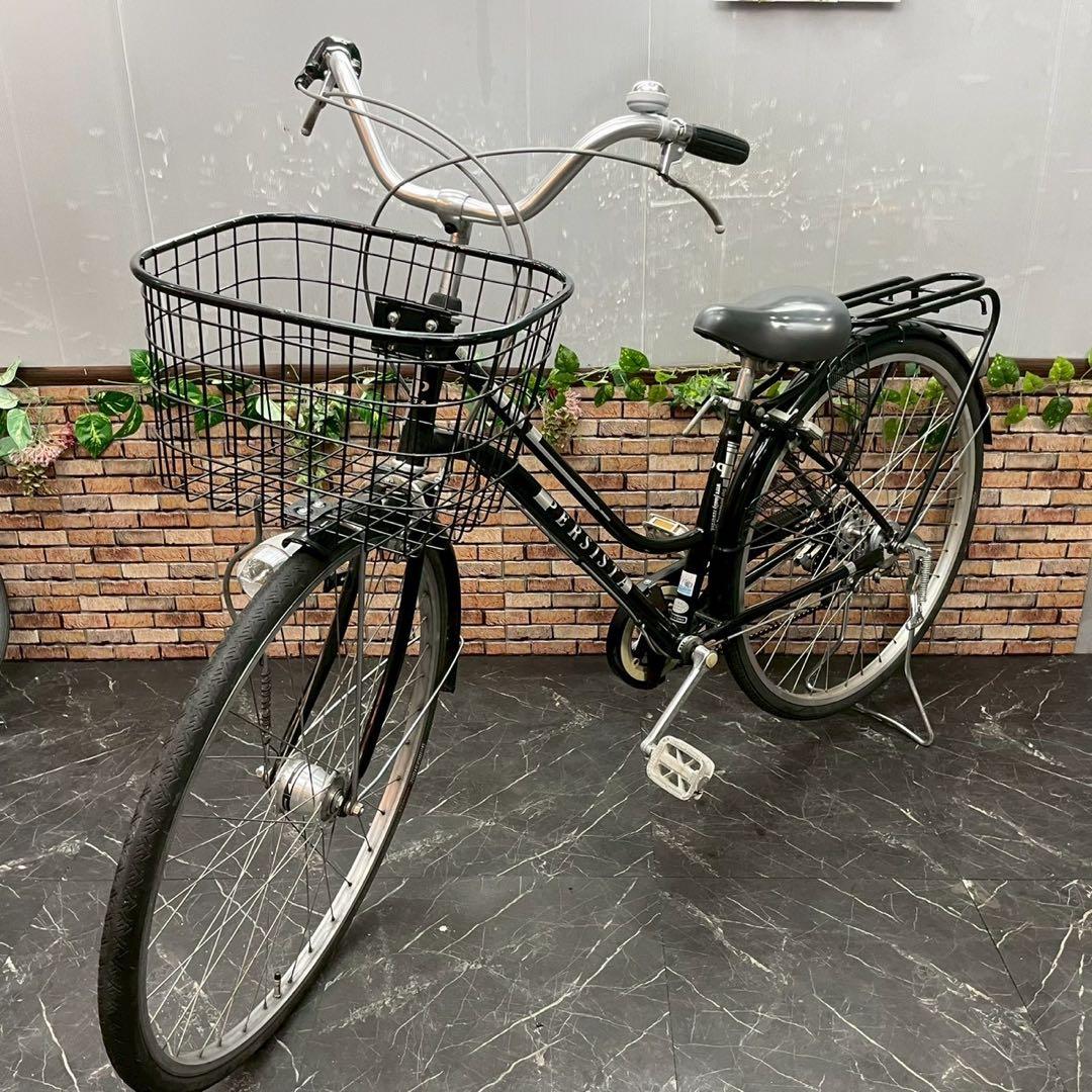 【123】一般車 ママチャリ PERSISTA ブラック 27インチ 変速付き