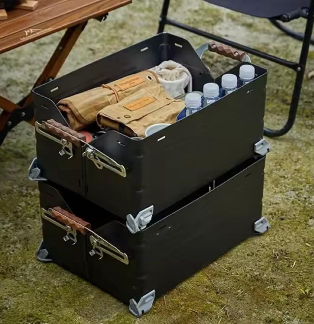 マットブラック シェルフコンテナ 25 スタッキングコンテナ シェルコン