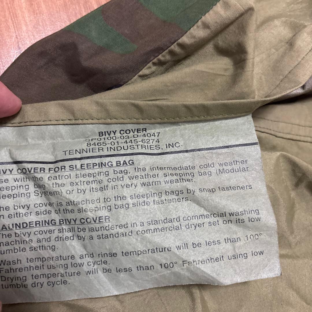 美品　米軍　実物　BIVY COVER GORE-TEX 寝袋カバー　送料無料⑬
