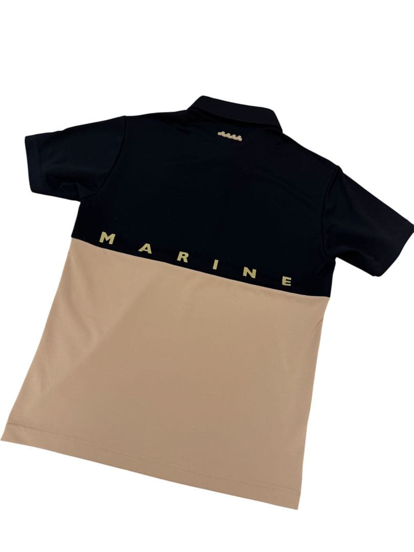 【大人気完売品】muta MARINE バイカラー ポロシャツ サイズM