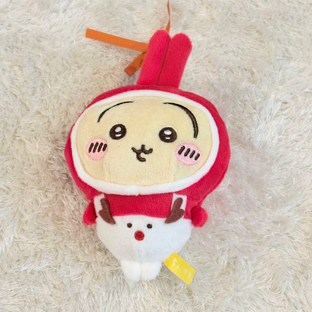 【ちいかわ】きらめっこ テディベア 雪だるま もちもちフェイス マスコットセット