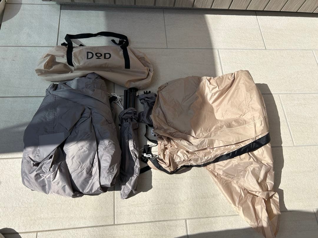 DOD ONE POLE (S) テント＆グランドシートセット