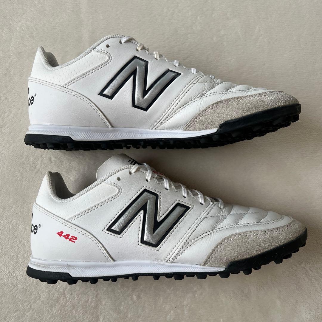 NEW BALANCE ニューバランス 26.5㎝ 442 フットサルシューズ白