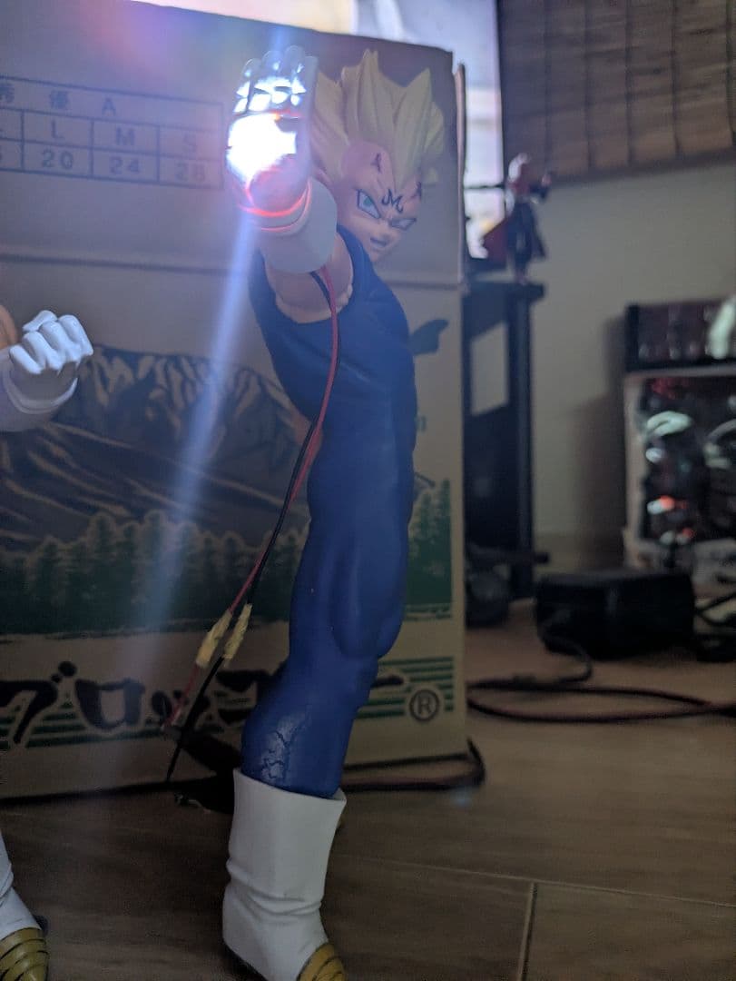 ドラゴンボール魔人ベジータ LED点灯点滅リレー付きフルセット