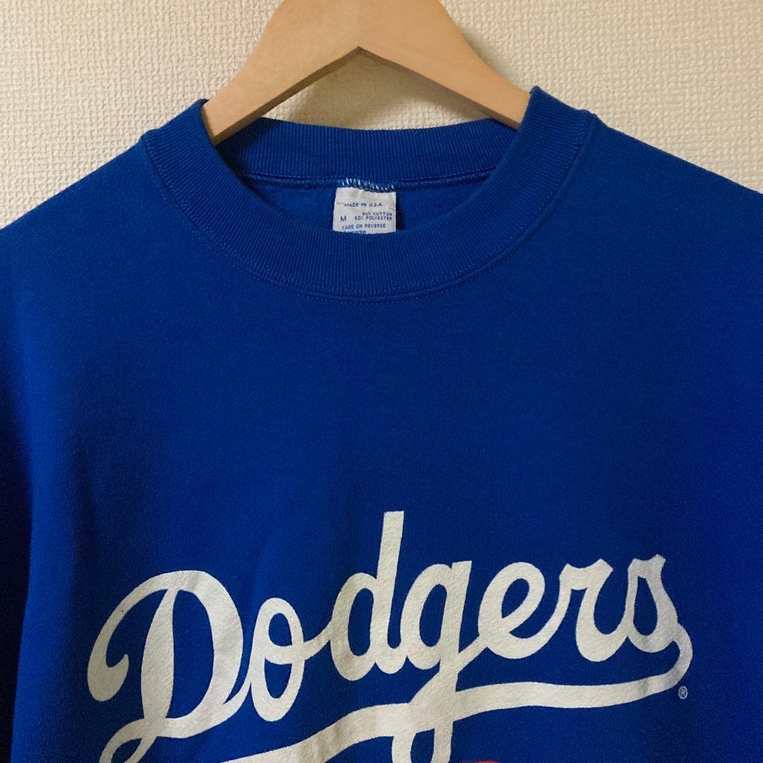 Dodgers ヴィンテージ　スウェットシャツ 野茂英雄　NOMO 青 16