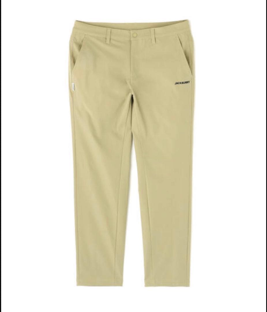 新品 パーリーゲイツ ジャックバニー ポリエステルツイル パンツ(4)Mベージュ