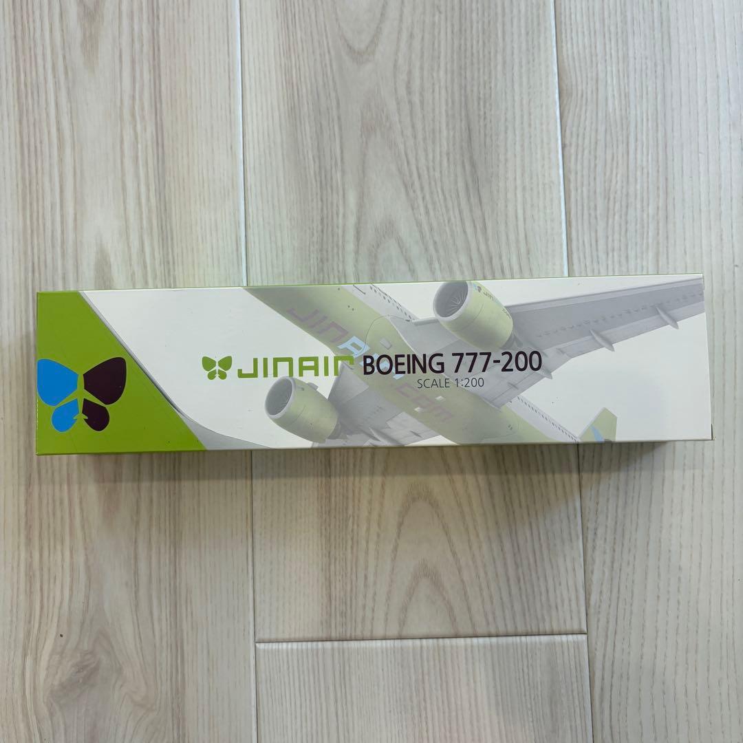 ジンエア　飛行機　模型　Jin Air Boeing 777-200 1/200
